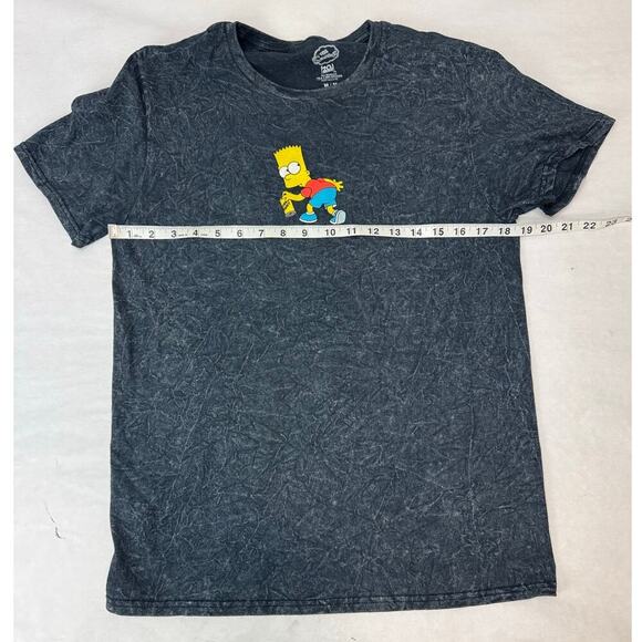 Bart Simpson The Simpsons Graphic Tee "I Didn't Do It" Heather Gray - Medium - Picture 2 of 5